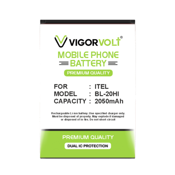 Vigorvolt Original Mobile Battery for Itel 20HI