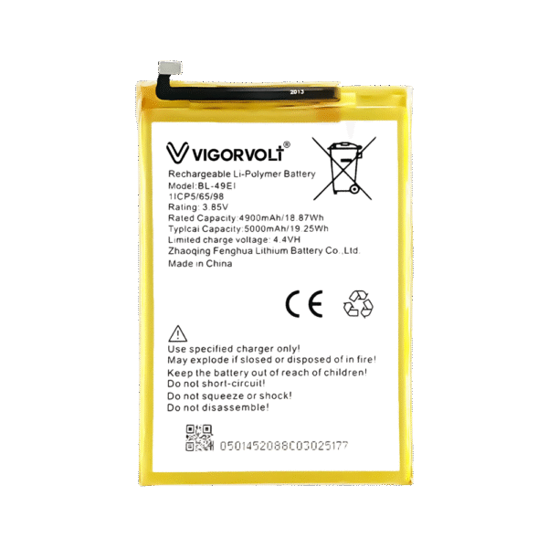 Vigorvolt Original Mobile Battery for Itel P33 Plus (49 EI)