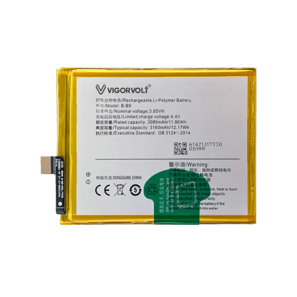 Vigorvolt Original Mobile Battery for Vivo V5 Plus (B-B9)