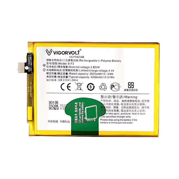 Vigorvolt Original Mobile Battery for Vivo Y91 / Vivo Y93 / Vivo Y93s / Vivo Y95  (B-F3)