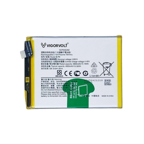 Vigorvolt Original Mobile Battery for Vivo V21 / Vivo V21 Pro / Vivo S9 (B-P9)
