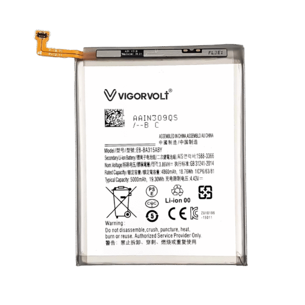 Vigorvolt Original Mobile Battery for Samsung Galaxy A31/ Samsung Galaxy A31s/ Samsung Galaxy A22 4G (EB-BA315ABY)