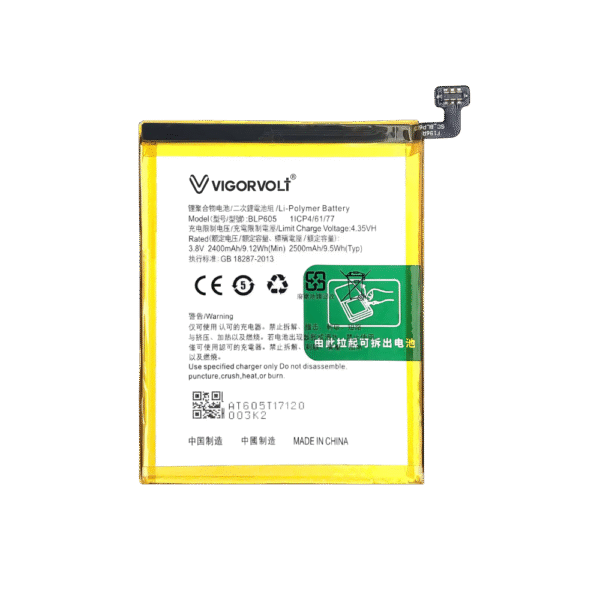Vigorvolt Original Mobile Battery for Oppo F1/ Oppo A33 / Oppo A35 (BLP 605)