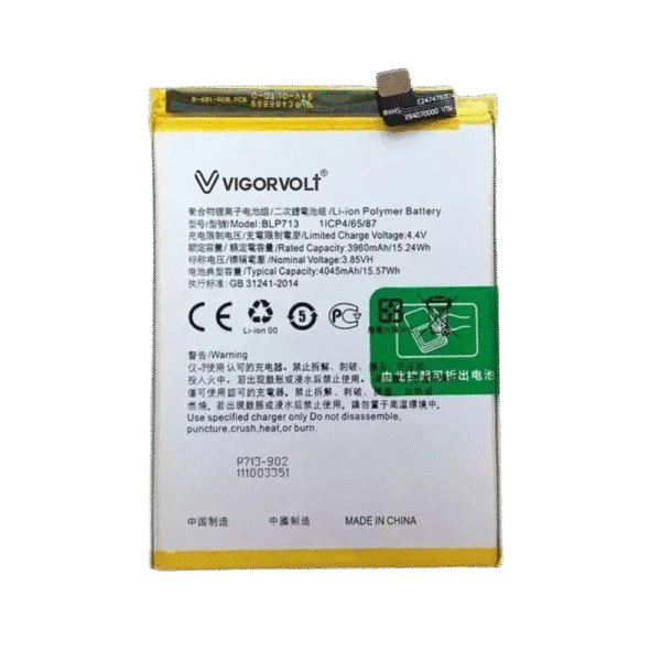 Vigorvolt Original Mobile Battery for Realme 3 Pro (BLP 713)