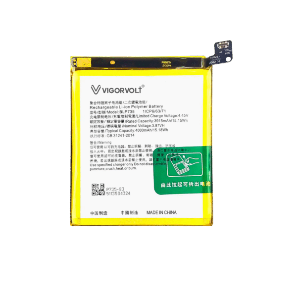 Vigorvolt Original Mobile Battery for Oppo Reno 2 (BLP 735)