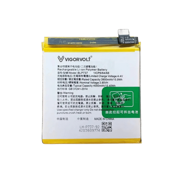 Vigorvolt Original Mobile Battery for Oppo Reno 2z/ Oppo Reno 2F (BLP 737)