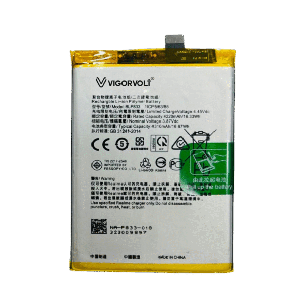 Vigorvolt Original Mobile Battery for Realme V15/ Realme X7 (5G) (BLP 833)
