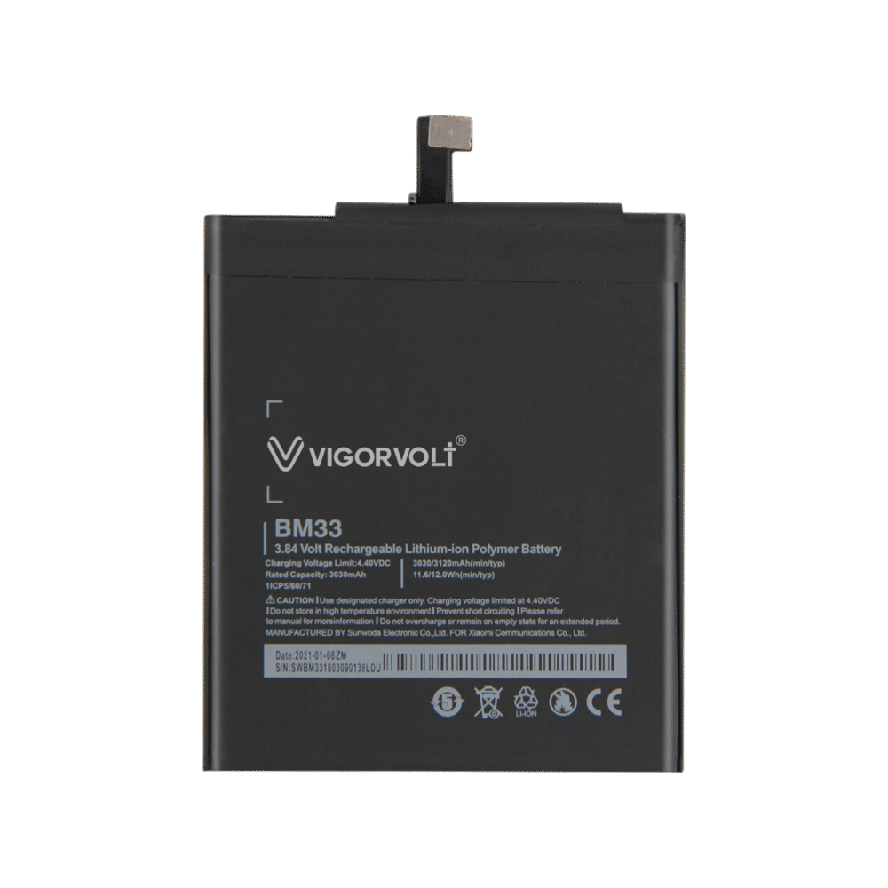 Vigorvolt Original Mobile Battery for Xiaomi Mi 4i (BM 33) - Image 1