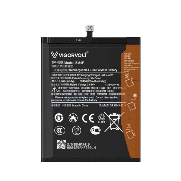 Vigorvolt Original Mobile Battery for Xiaomi Mi A3/ Xiaomi Mi CC9 (Mi 9 Lite) (BM 4F)