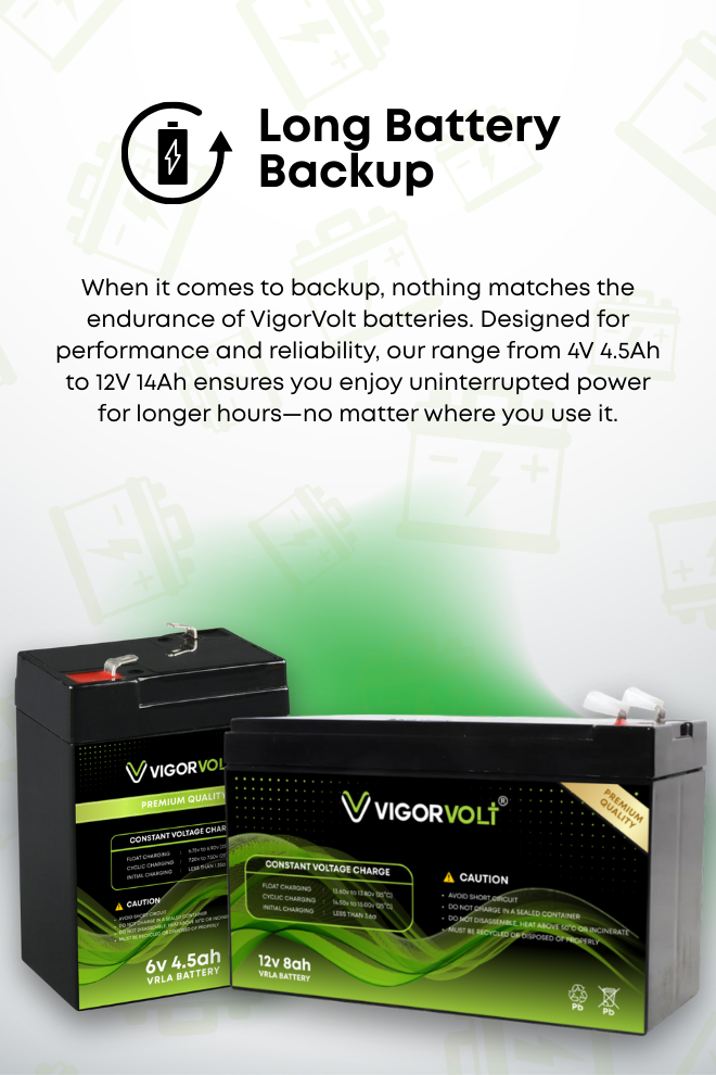Long Battery backup