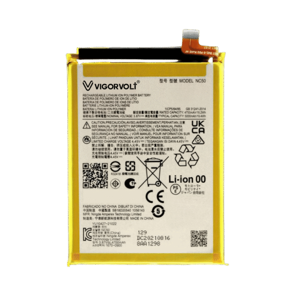 Vigorvolt Original Mobile Battery for Motorola G32/ Motorola G41 (NC 50)