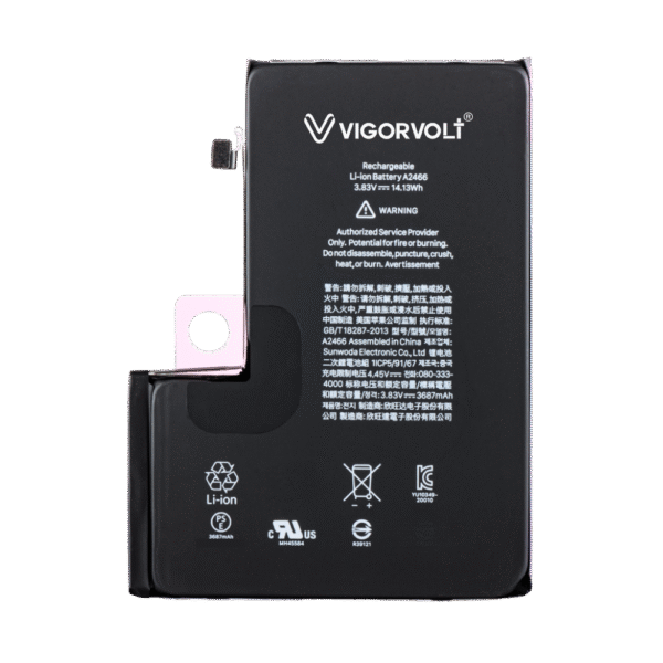 Vigorvolt Original Mobile Battery for Apple Iphone 12 Pro Max