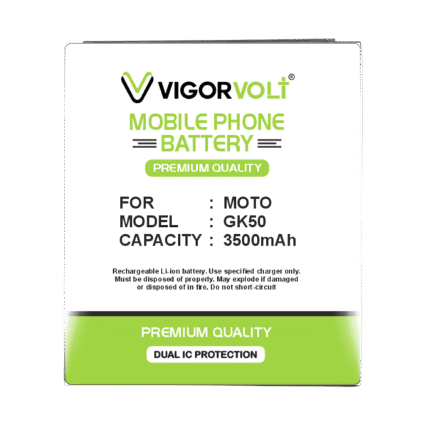 Vigorvolt Original Mobile Battery for Motorola E3 Power (GK 50)